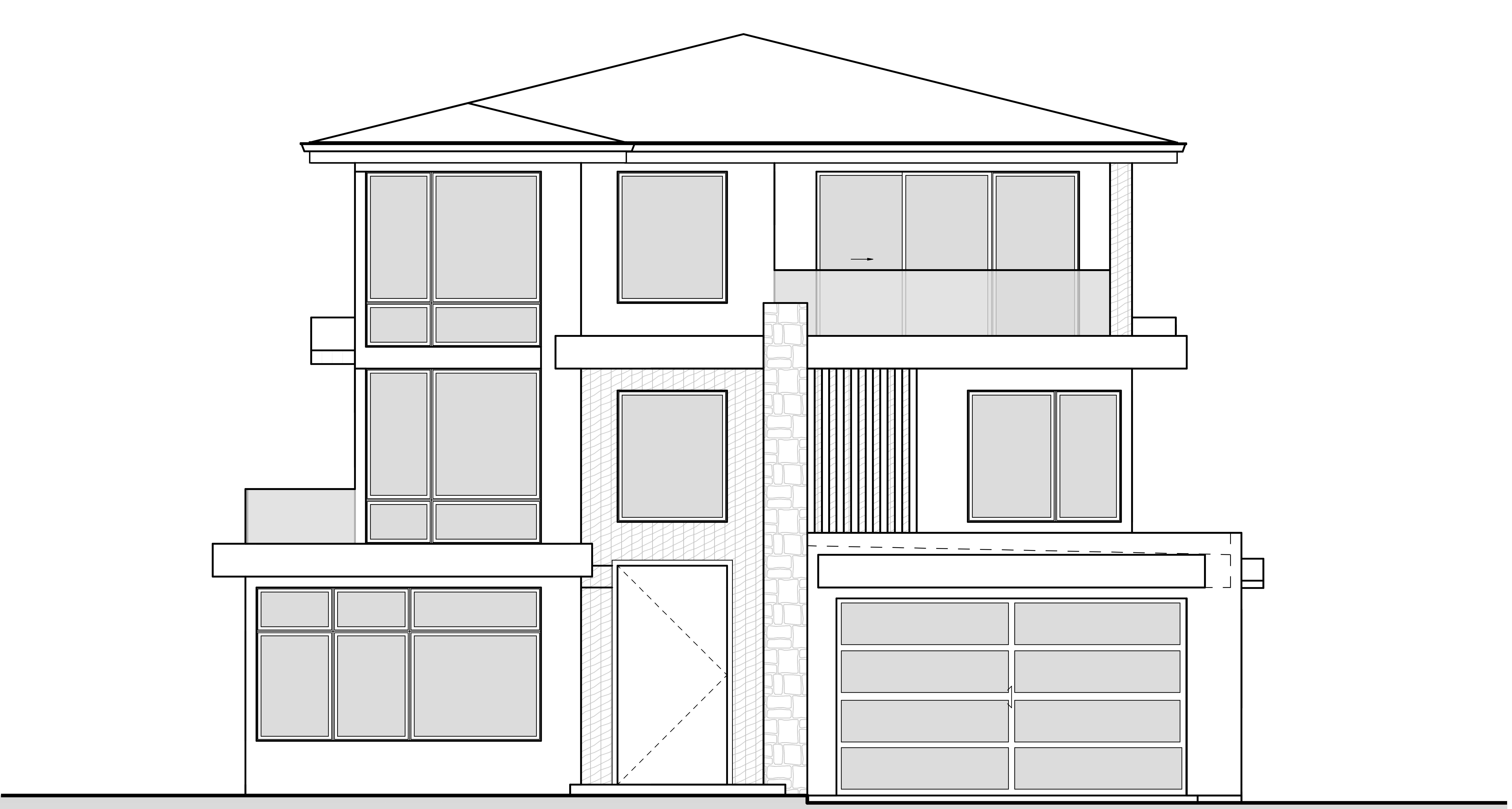 Architectural Plan — Bellevue Modern Residence
